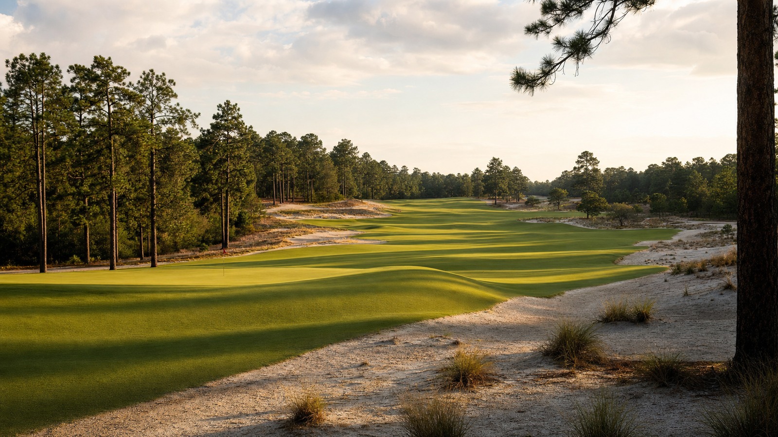 Scenic golf course image representing Pinehurst No. 2: The Complete Guide for Golf Fans