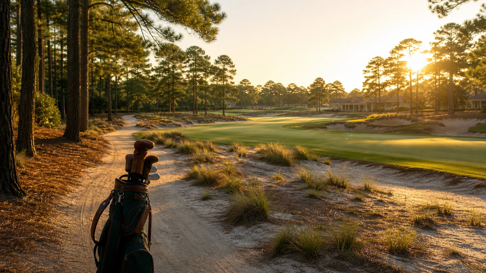 Scenic golf course image representing How to Experience Pinehurst No. 2: What Golf Travelers Should Know