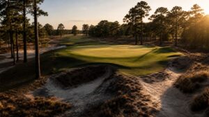 Scenic golf course image representing Pinehurst No. 2 Explained: Design, Difficulty, and Lasting Legacy