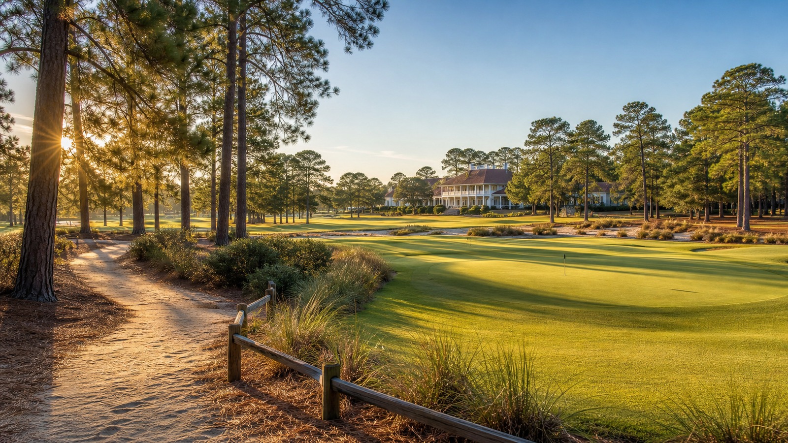 Scenic golf course image representing Best Things to Know Before Visiting Pinehurst No. 2