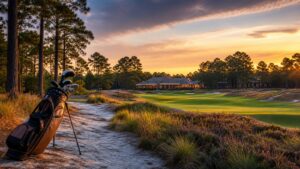 Scenic golf course image representing Planning a Golf Trip to Pinehurst No. 2: Essential Tips and Highlights