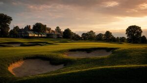Scenic golf course image representing Oakmont Country Club Course History, Signature Holes, and Famous Moments