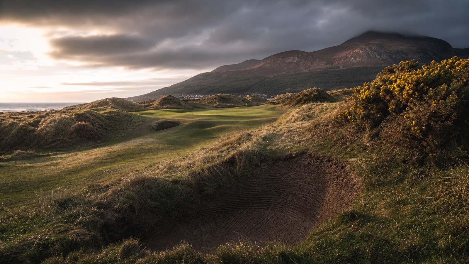 Scenic golf course image representing Royal County Down Explained: Design, Difficulty, and Lasting Legacy