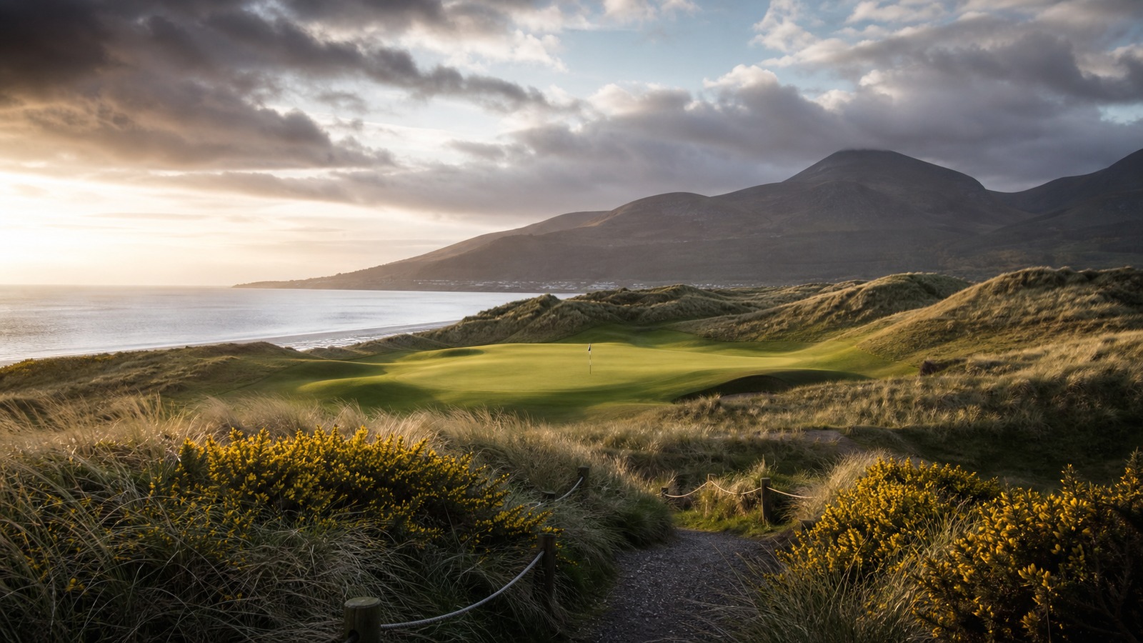Scenic golf course image representing Best Things to Know Before Visiting Royal County Down