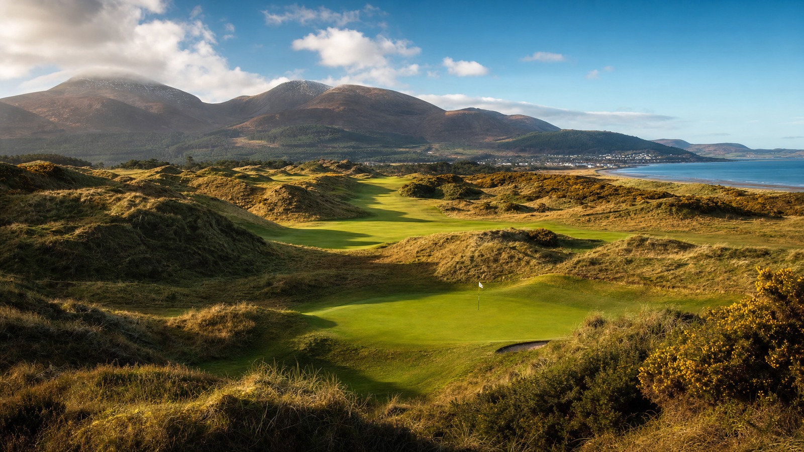Scenic golf course image representing Royal County Down Golf Course Guide: Layout, Strategy, and Traditions