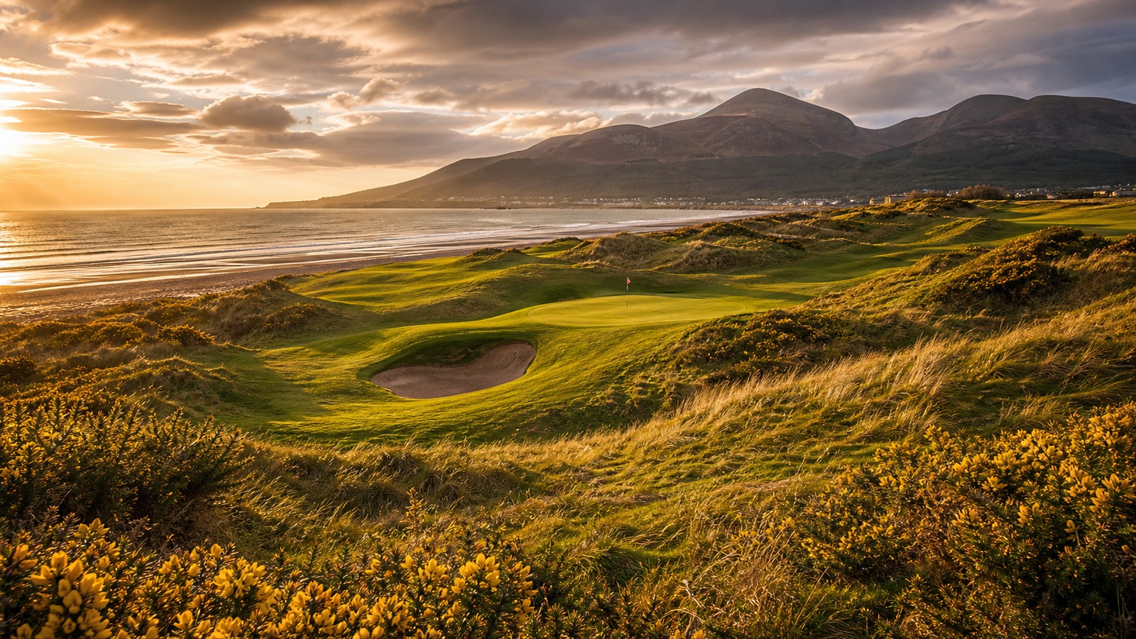 Scenic golf course image representing Why Royal County Down Belongs on Every Golfer's Bucket List