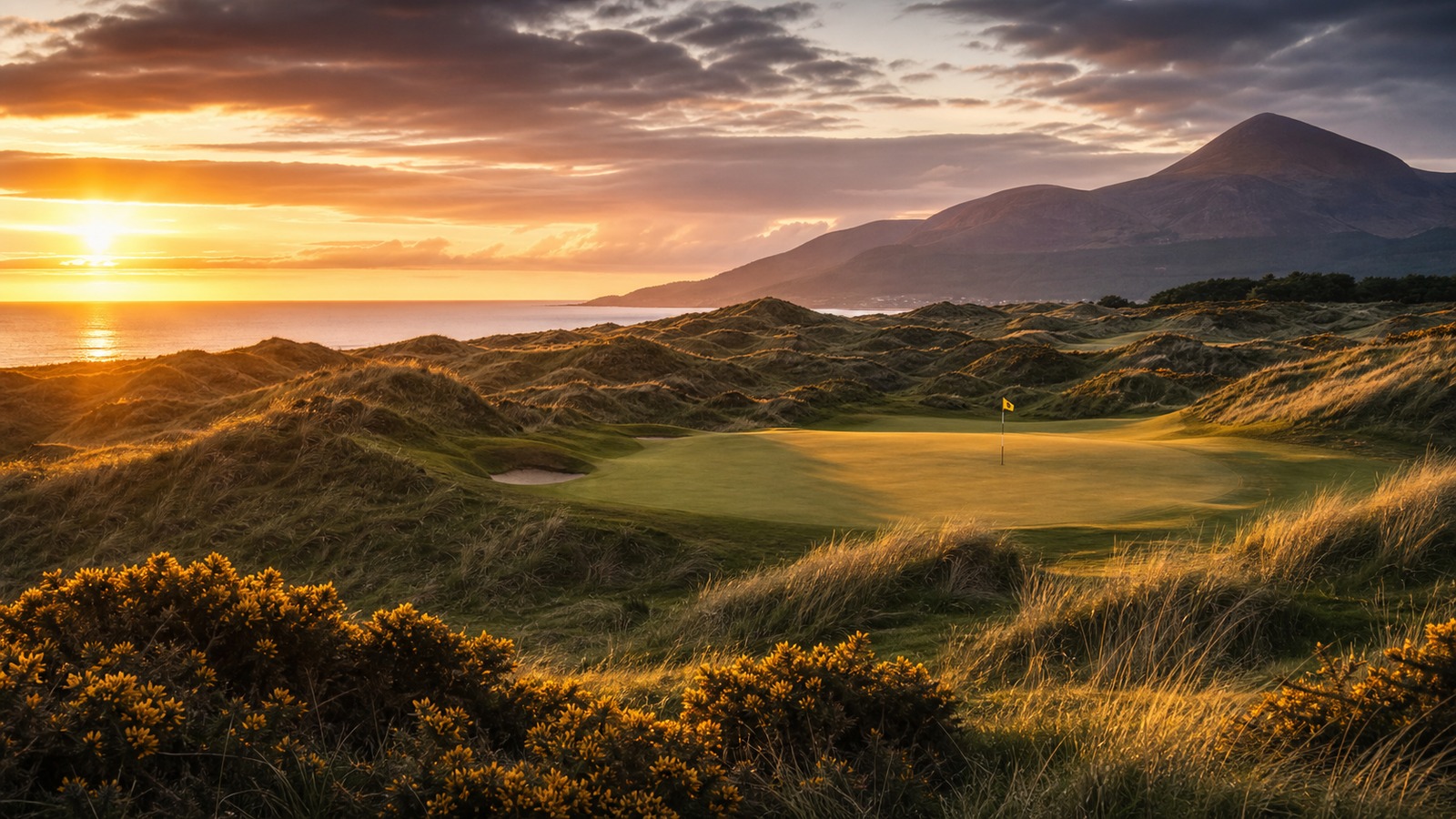 Scenic golf course image representing Royal County Down: Iconic Holes and the Stories Behind Them