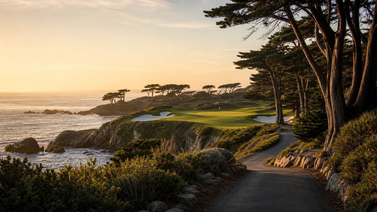 Scenic golf course image representing How to Experience Cypress Point Club: What Golf Travelers Should Know